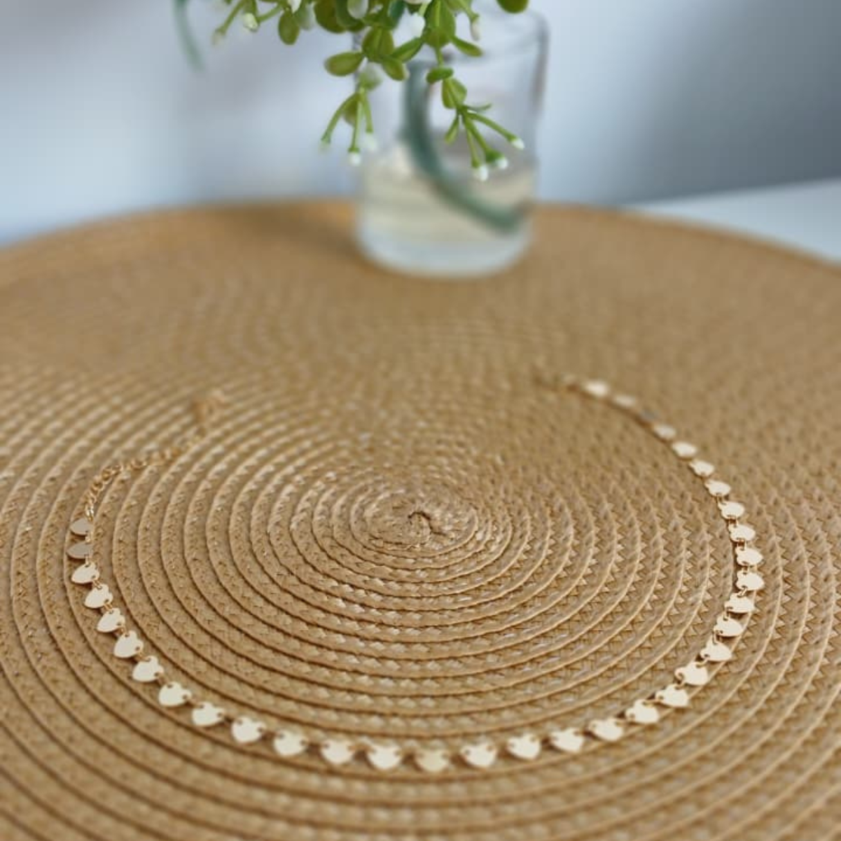 Colar Medalhas Coração banhado a ouro 18k - Imagem 4