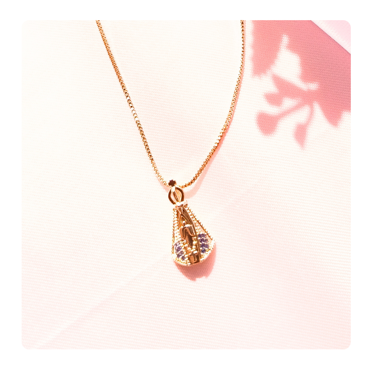 Colar Nossa Senhora Aparecida - Banhado a Ouro 18k - Imagem 3