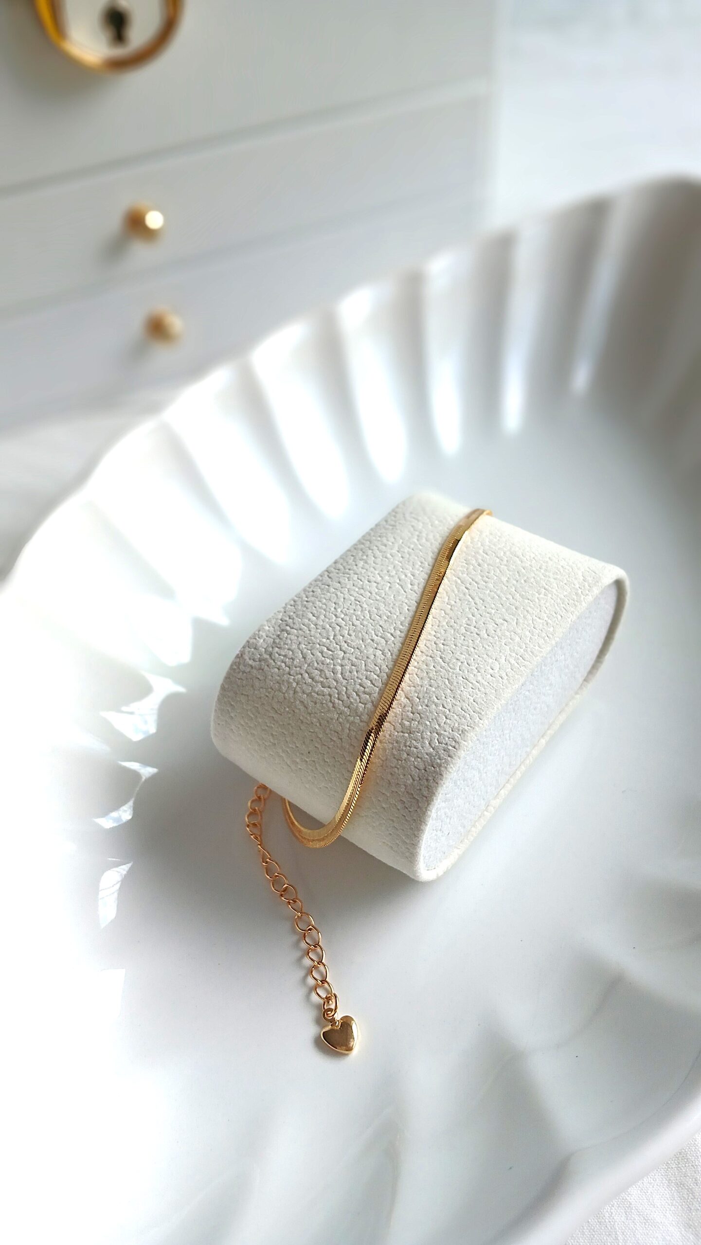 Pulseira Fita Laminada | Banhada a Ouro 18K