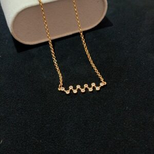 Colar Elo Português Ponto de luz Banhado a ouro 18k