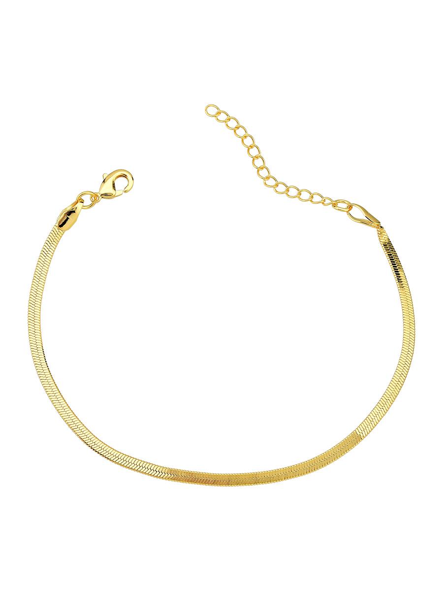 Pulseira Fita Laminada | Banhada a Ouro 18K